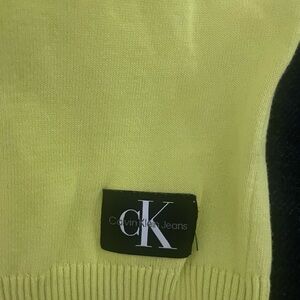 Calvin Klein Women's Bright Yellow Cowl Neck Sweater